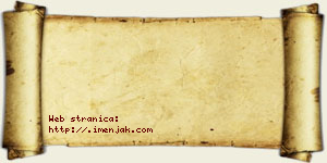 Dijana Kovjanić vizit kartica